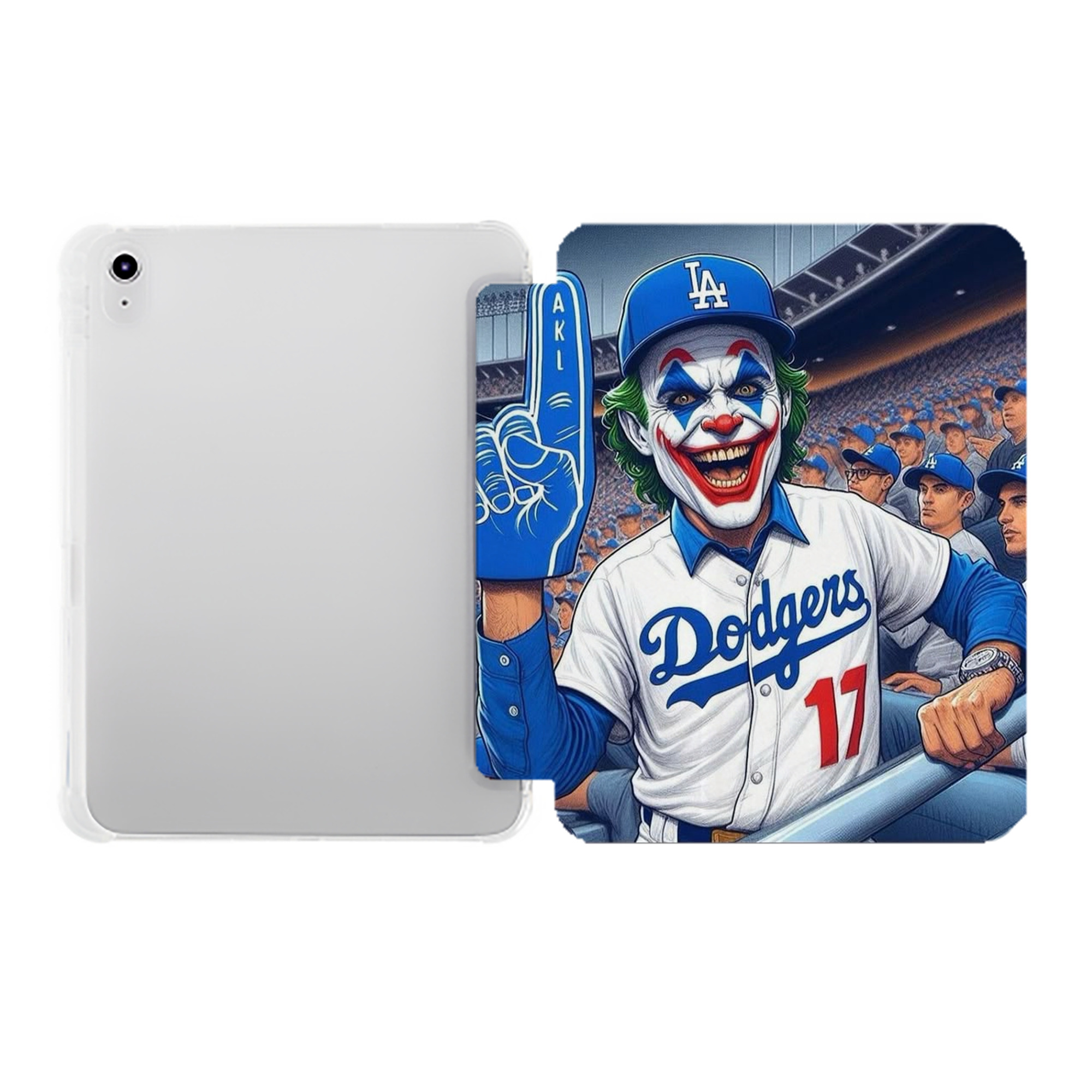  Premium Tri-Fold PU Leather & Silicone IPad Case With Pencil Slot – Fits 9.5,10.5,10.9 – Adjustable Stand, Slim, Protective